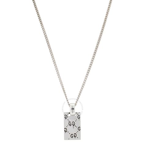 gucci ghost pendant necklace mens|gucci ghost jewellery.